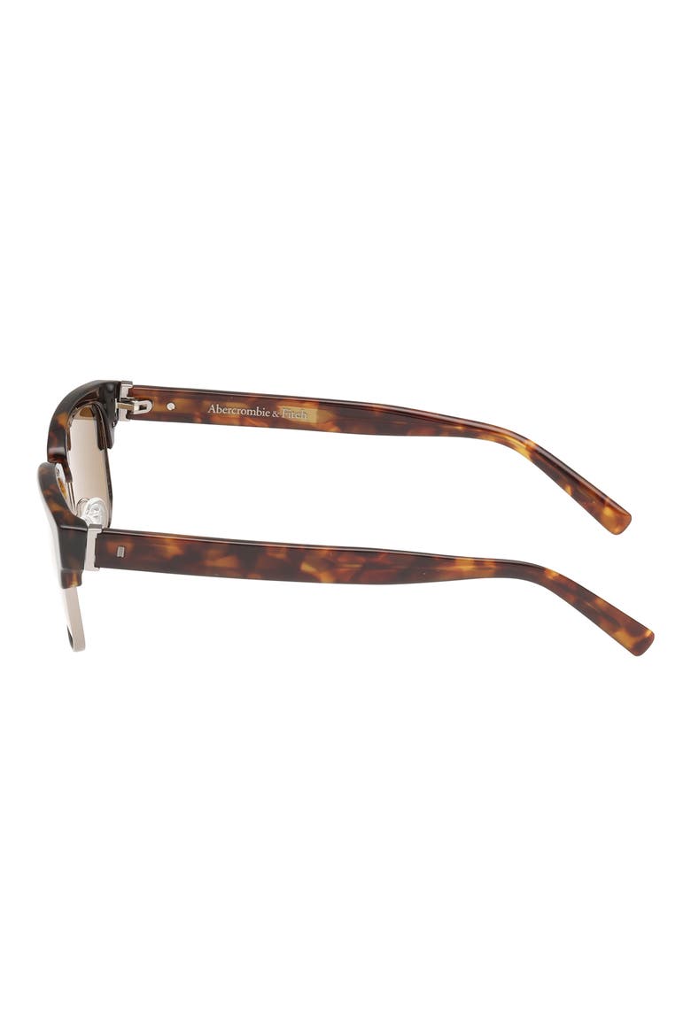 55mm Square Sunglasses, Alternate, color, DARK HAVANA / BROWN LENS