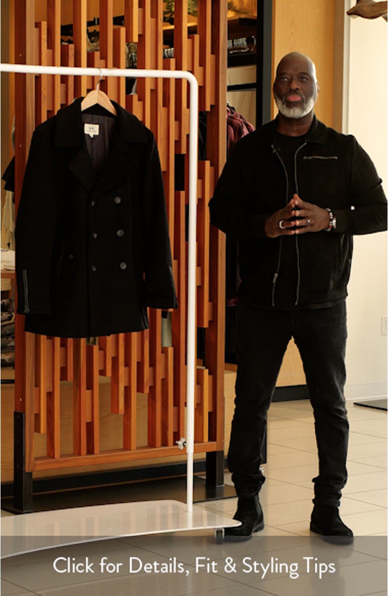 Bern Wool Blend Peacoat, sales video thumbnail