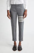 Thom Browne 4-Bar Wool Crop Skinny Pants