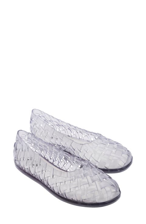 Possession Water Resistant Jelly Ballet Flat (Women)