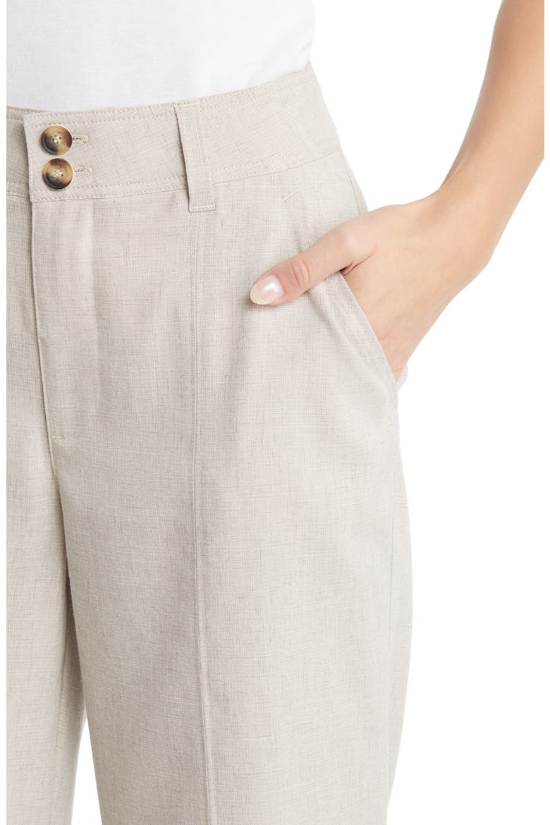 Skyrise Double Button Pants, Alternate, color, STONE
