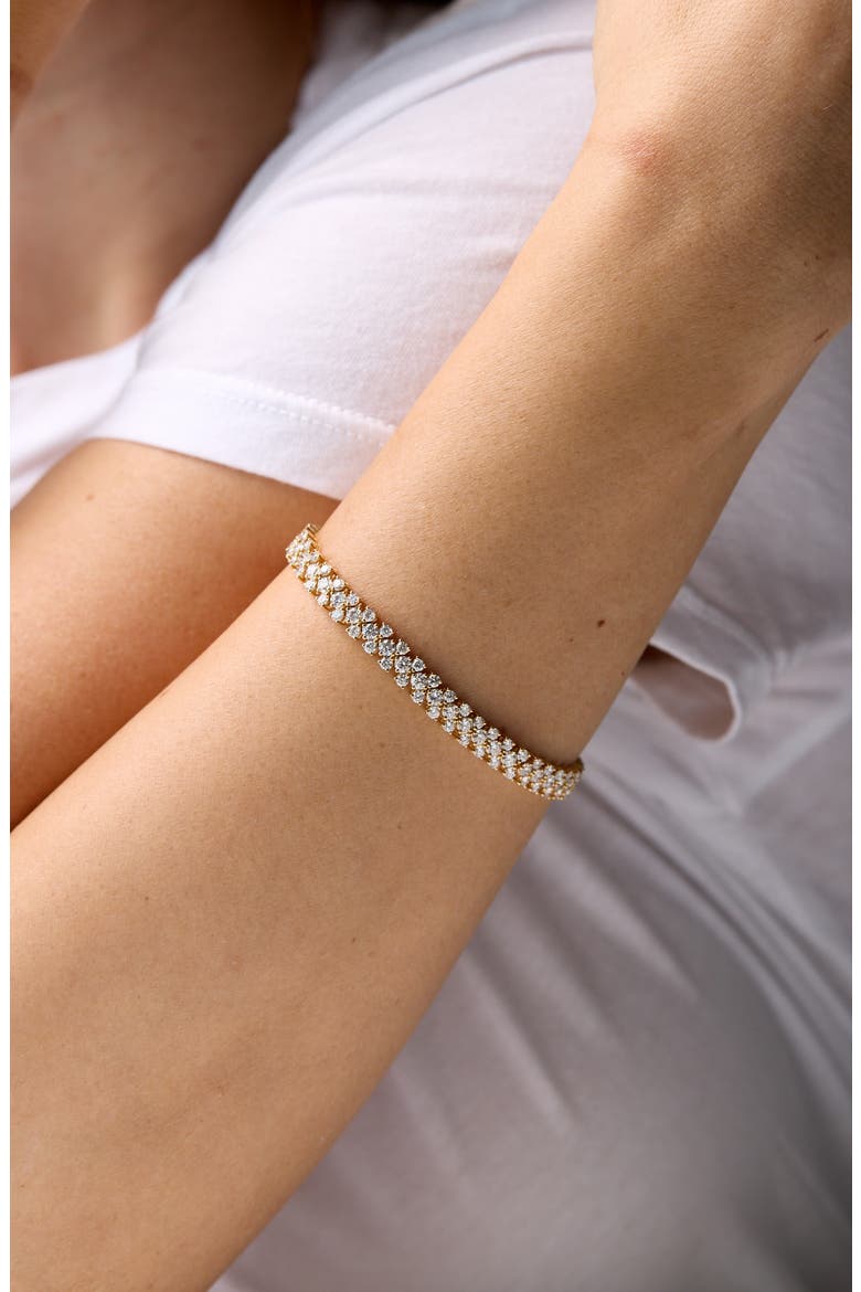 Getty Diamond Tennis Bracelet, Alternate, color, 18K YELLOW GOLD
