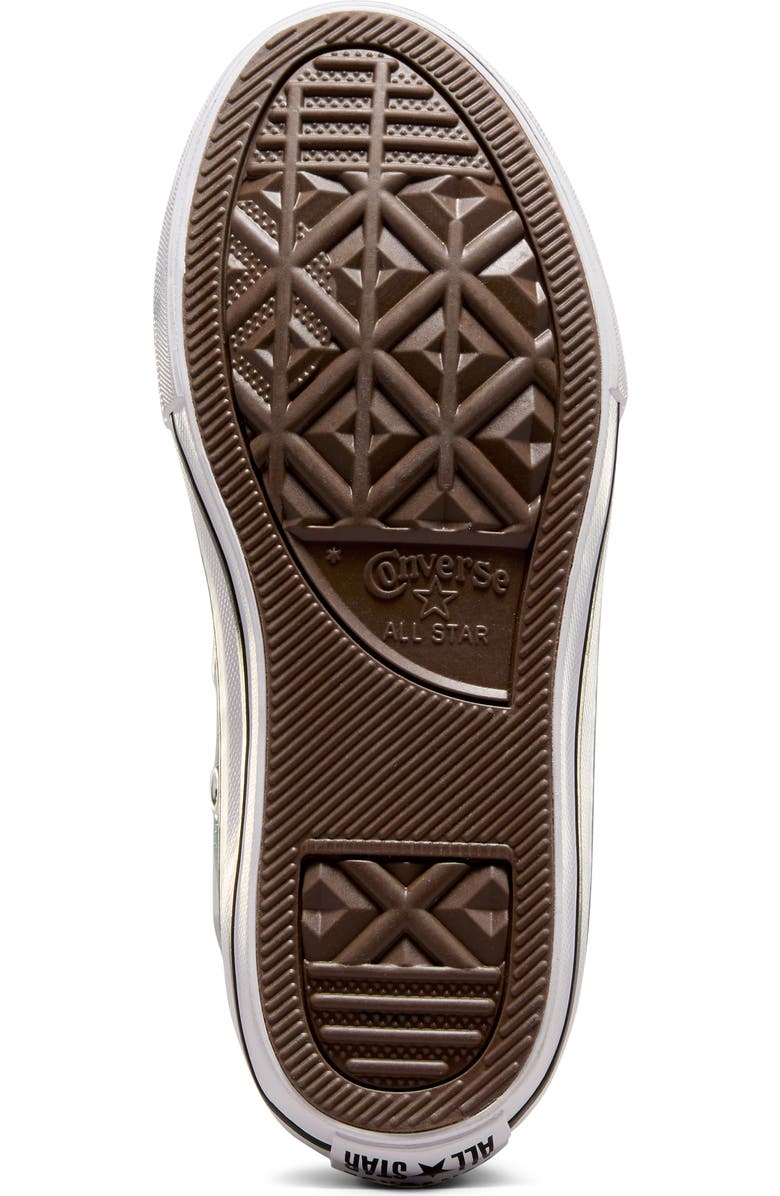 Converse Kids' Chuck Taylor<sup>®</sup> All Star<sup>®</sup> 1V Glitter High Top Sneaker, Alternate, color,