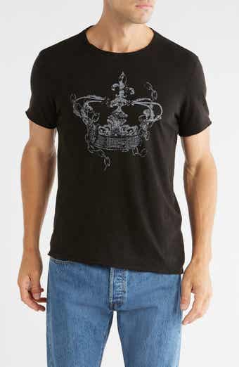 John Varvatos Broken Crown Organic Cotton Graphic T-Shirt