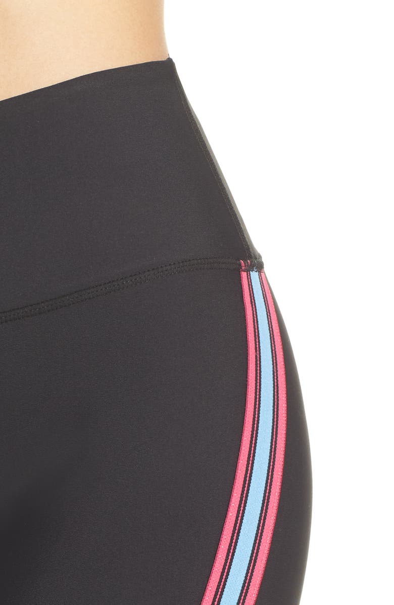 Soul by SoulCycle Contrast Stripe Tights, Alternate, color, 