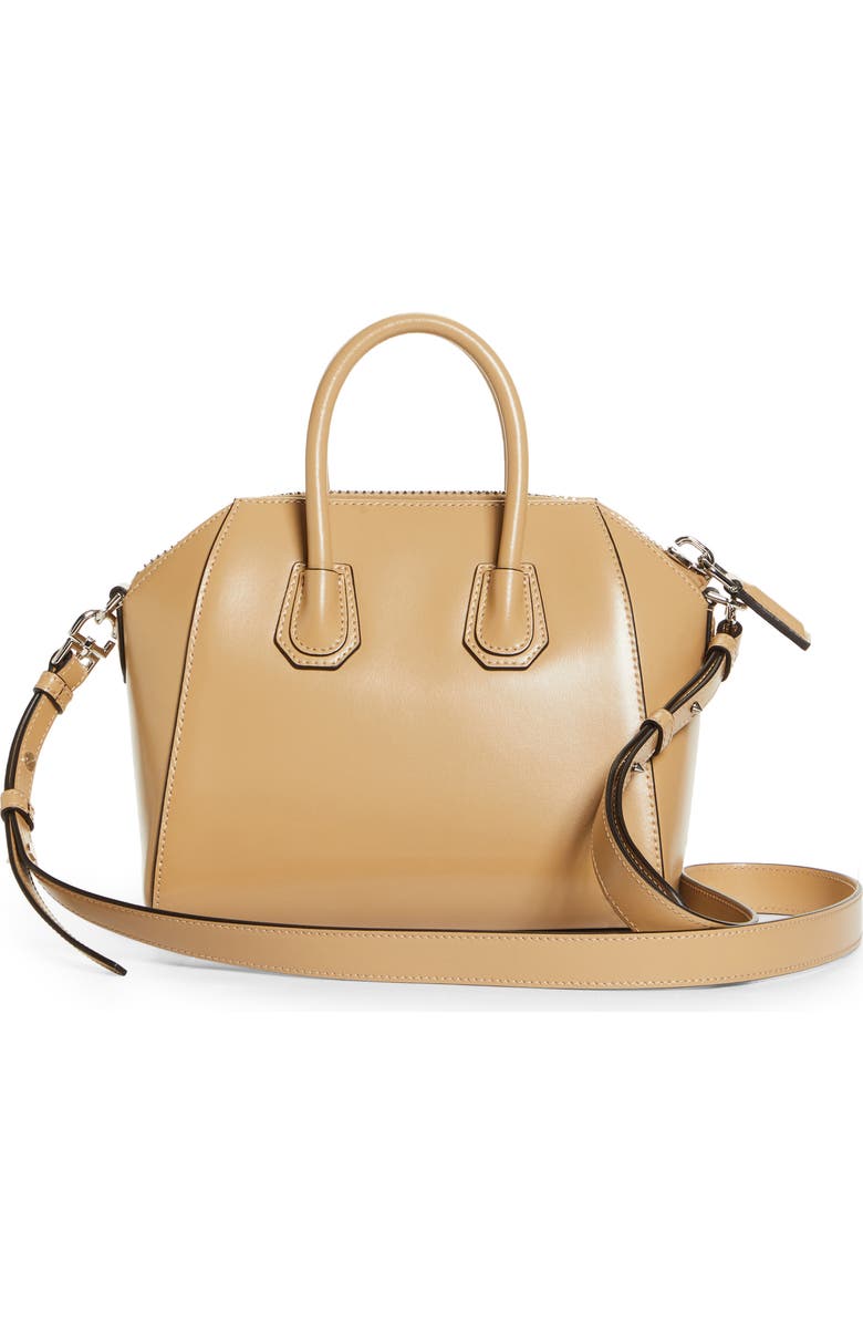 Givenchy Mini Antigona Leather Satchel, Alternate, color,
