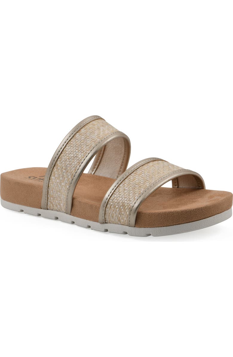 CLIFFS BY WHITE MOUNTAIN Tropical Slide Sandal, Main, color,