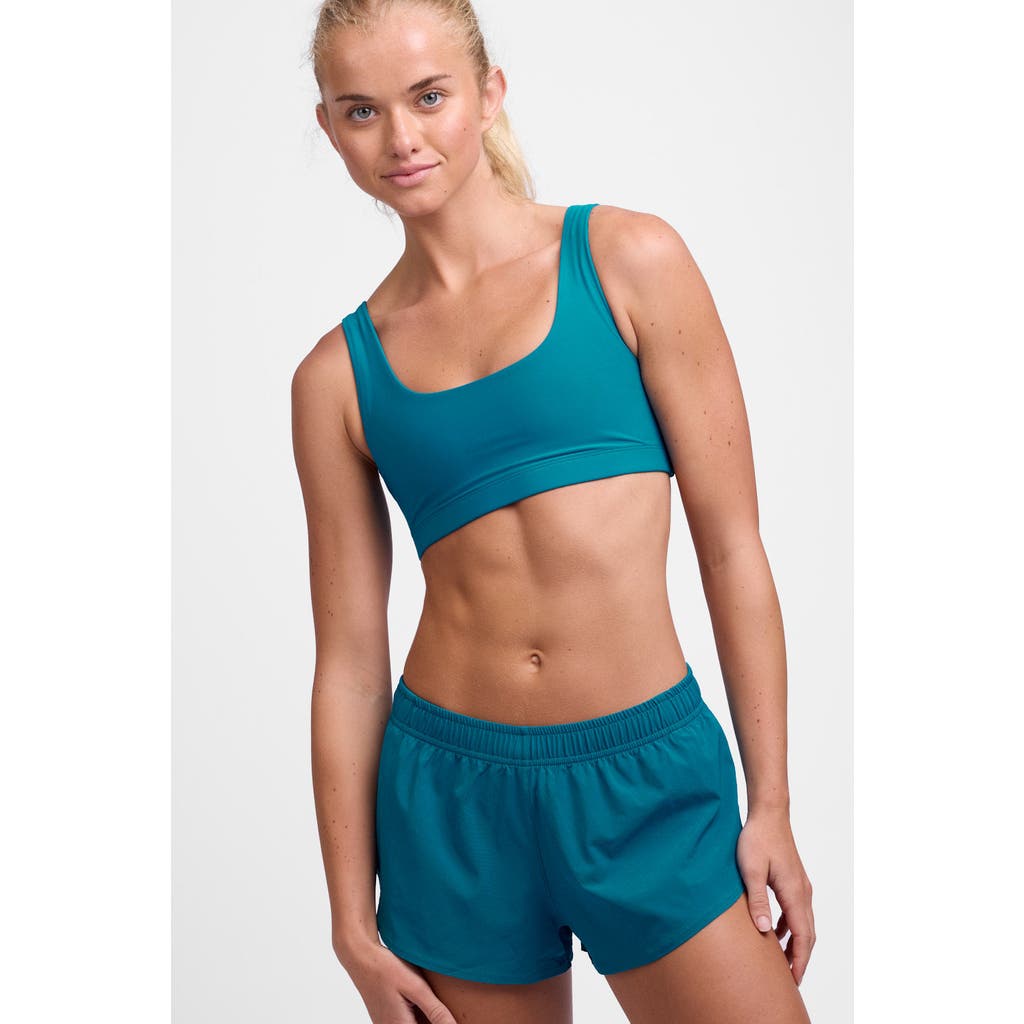 Jolyn Lizzie Split Short In Blue