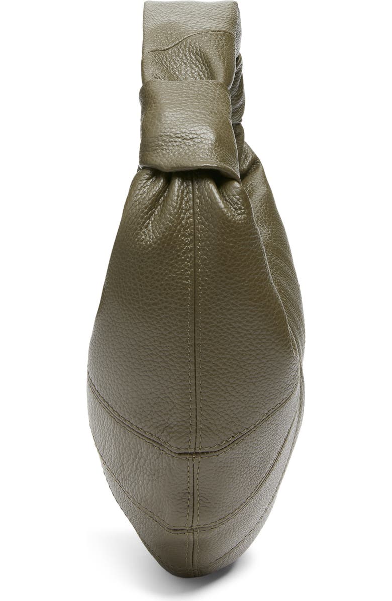 Lemaire Mini Fortune Croissant Leather Handbag, Alternate, color, Dark Olive