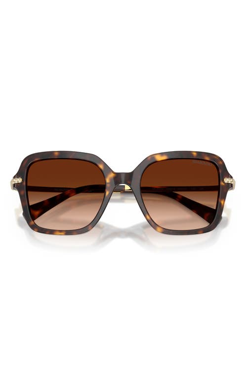 Swarovski Sk6040 Crystal-embellished Square Acetate Sunglasses In Brown