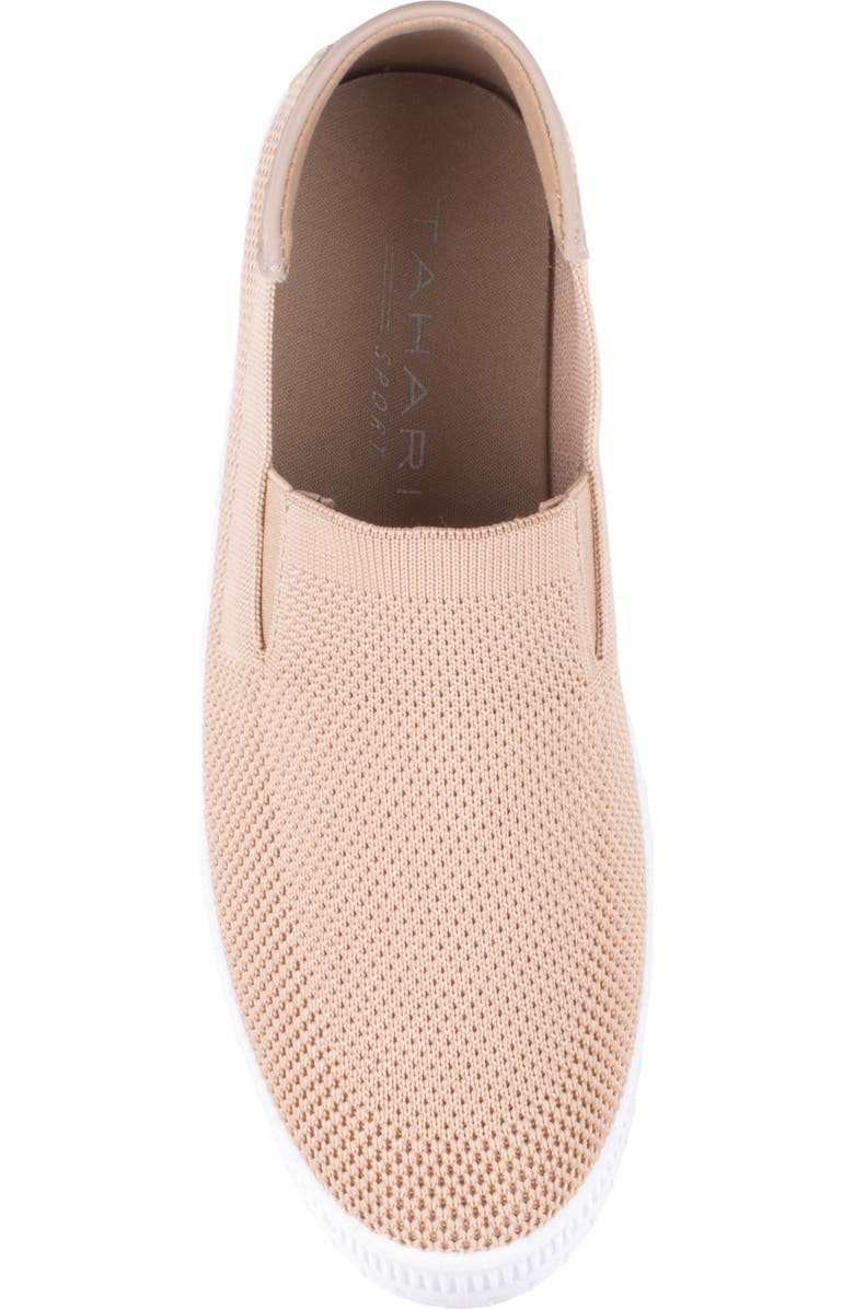 Tahari Appollonia Slip-On Platform Sneaker, Alternate, color, Tan
