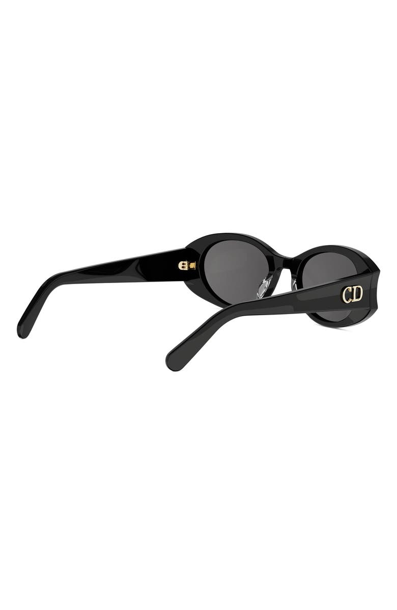 DIOR Glow B1I 51mm Oval Sunglasses, Alternate, color, 