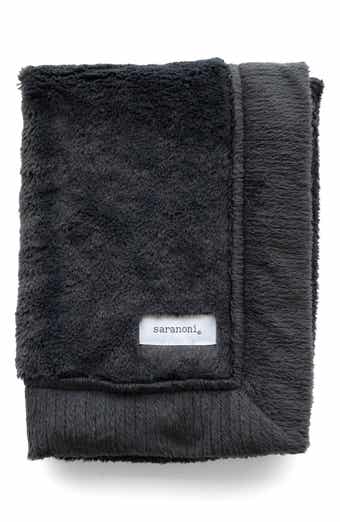 SARANONI Lush Mini Faux Fur Receiving Blanket