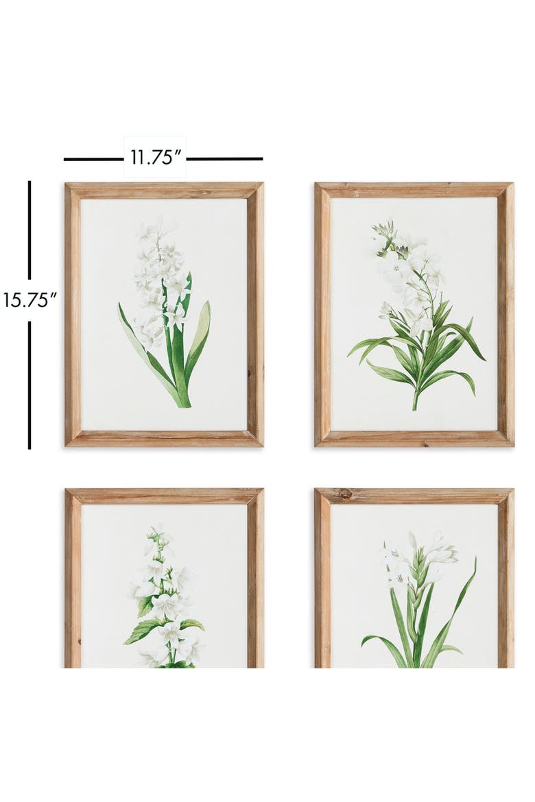 Garden Bloom Prints, Set Of 4, Alternate, color, Green