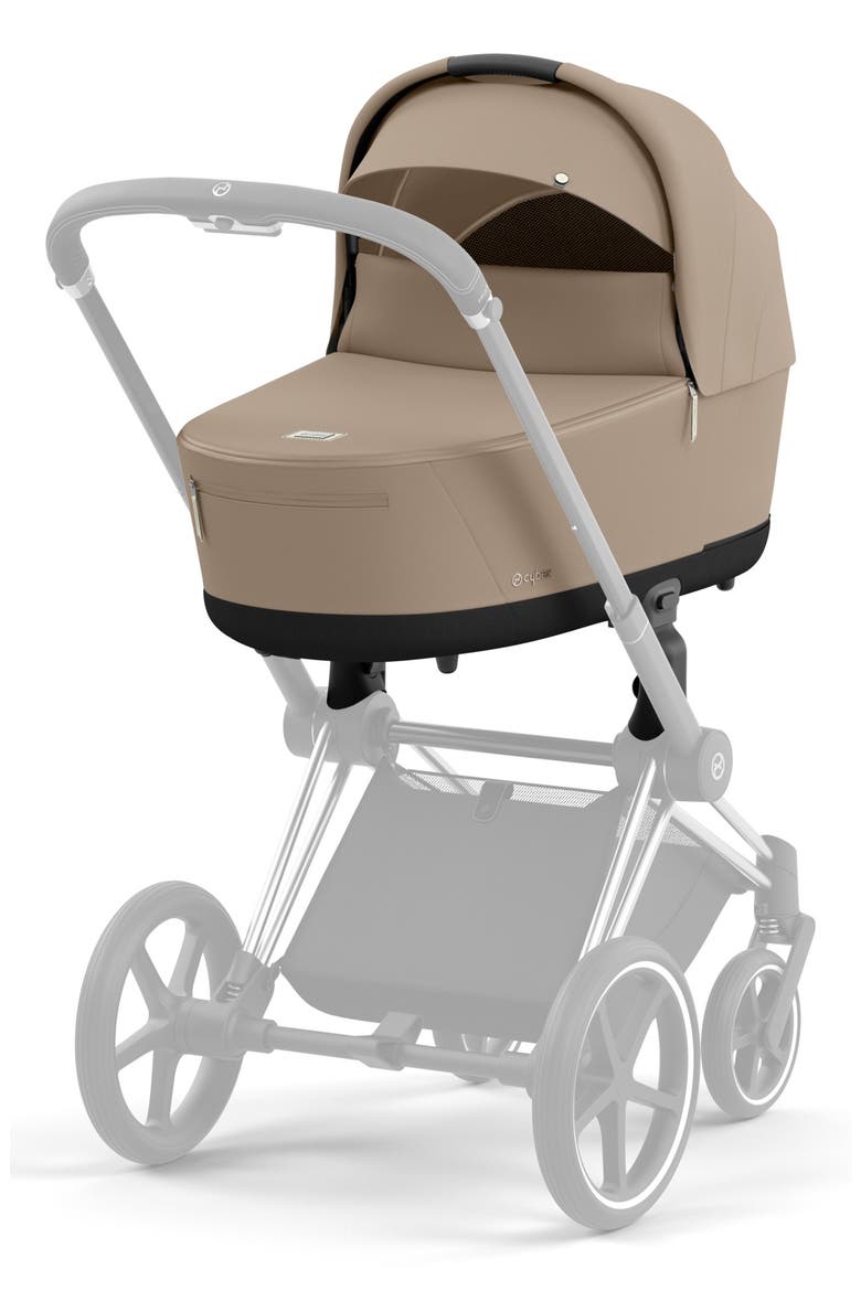 Carry Cot Attachment for Priam Stroller, Alternate, color, COZY BEIGE
