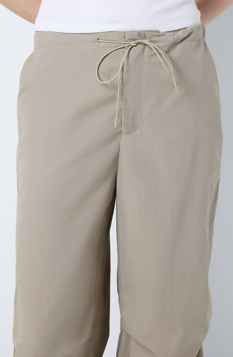 Noisy may Didi Nylon Parachute Pants, Alternate, color, Agate Gray