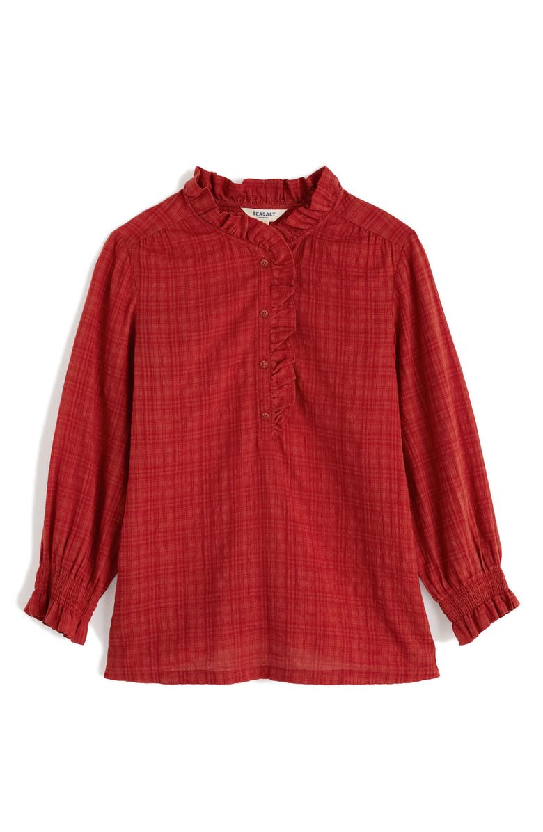 Seasalt Cornwall Feather Star Top, Alternate, color, Dark Cinnamon