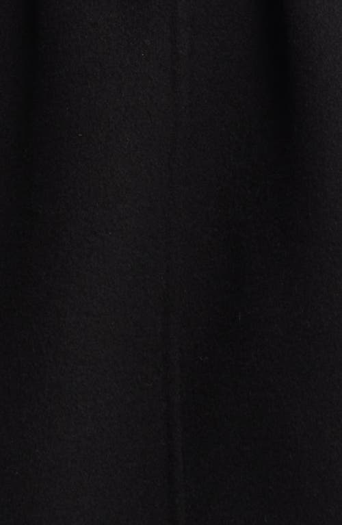 Soia & Kyo Kenia Funnel Neck Wool Blend Wrap Coat