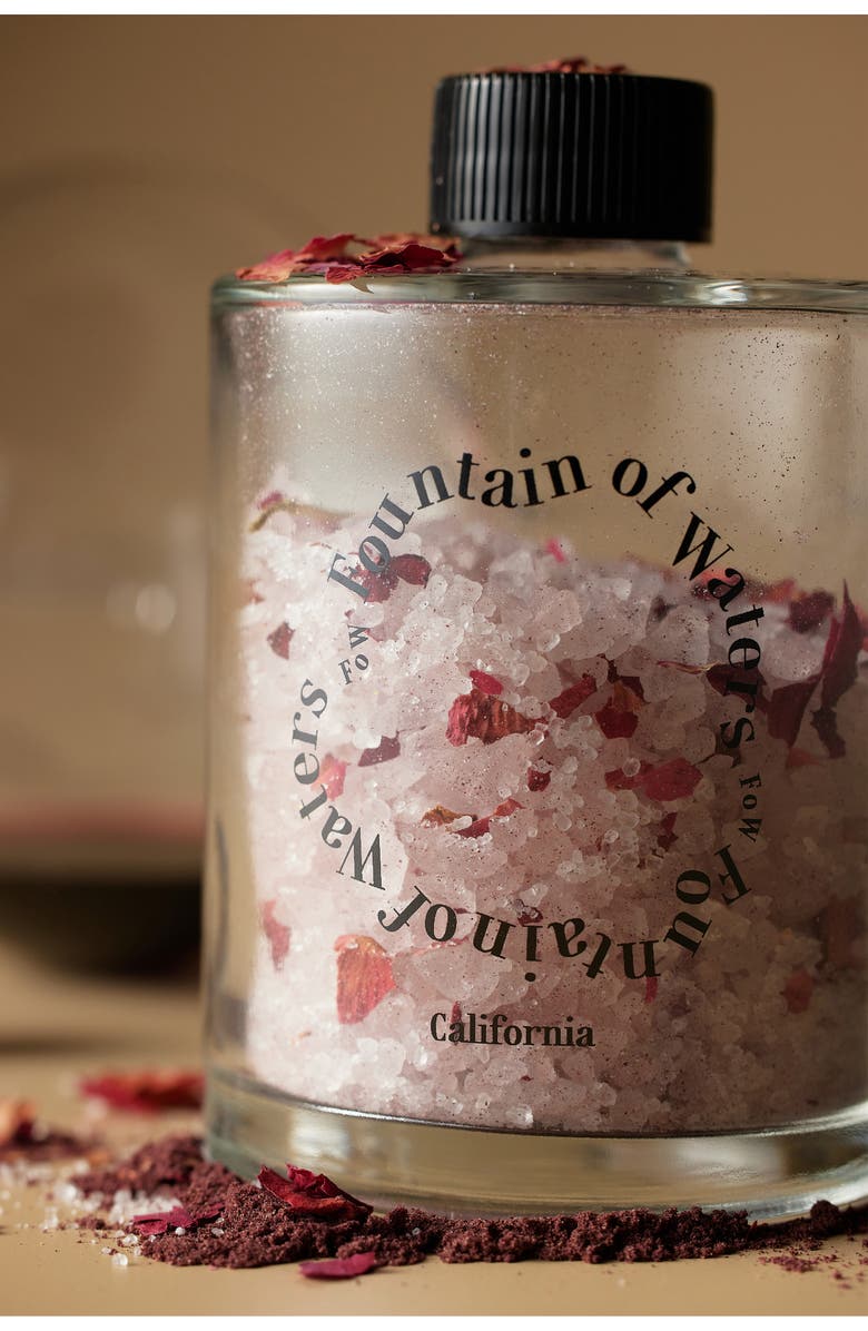 Fountain of Waters Rose Merlot Bath Salt, Alternate, color, Purple