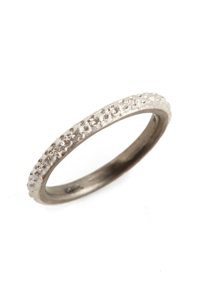 Old World Stacking Ring, Main, color, SILVER