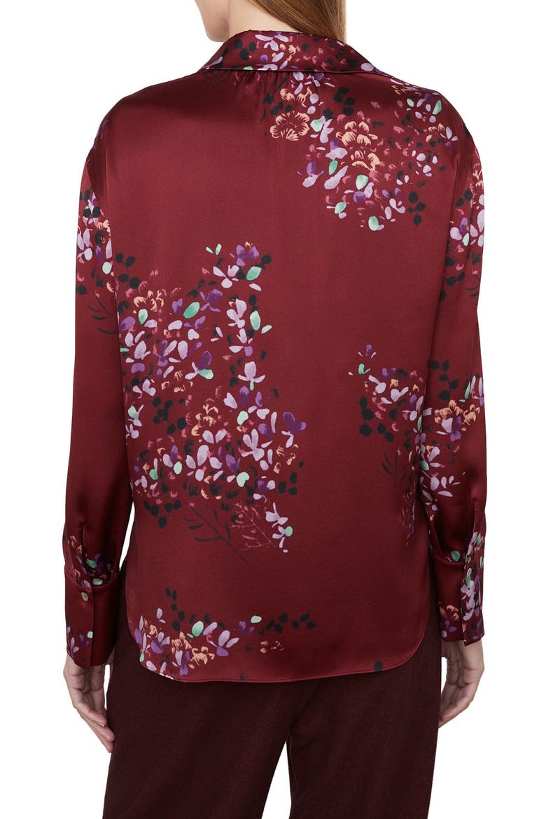 Forsythia Button-Up Shirt, Alternate, color, DARK CINNAMON
