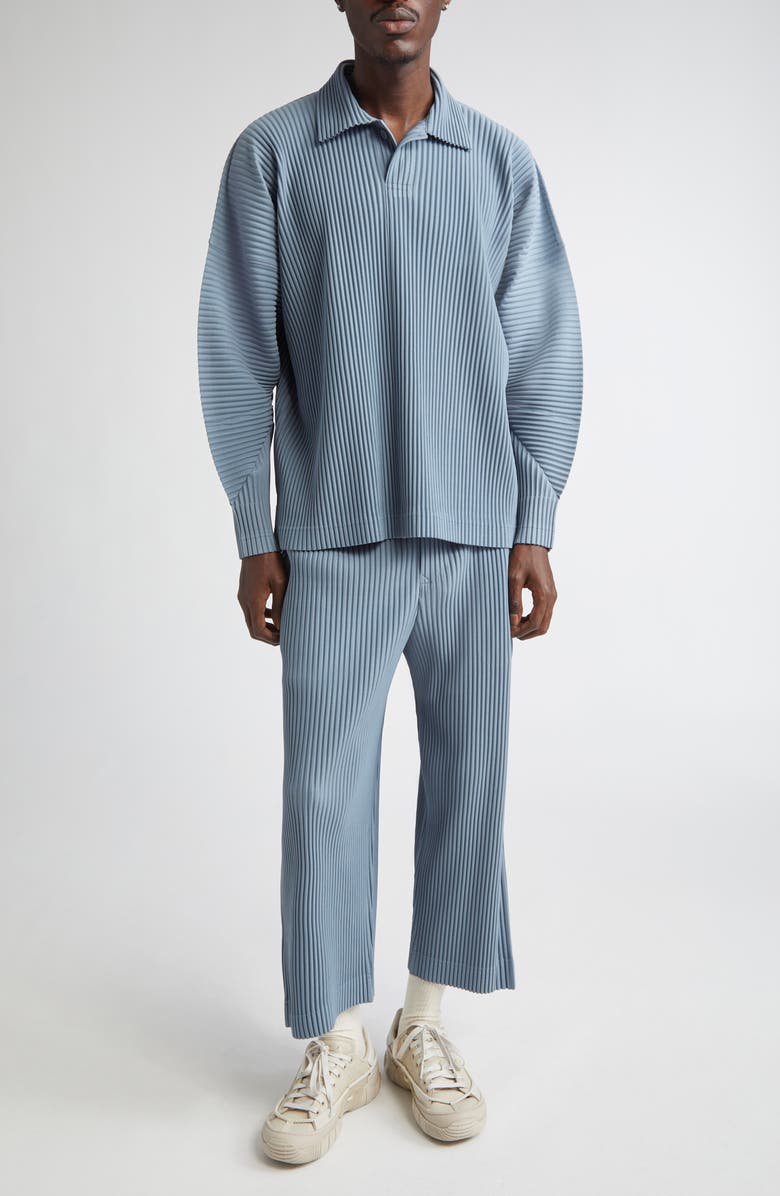 Homme Plissé Issey Miyake Monthly Colors August Pleated Pants, Alternate, color, Slate Blue