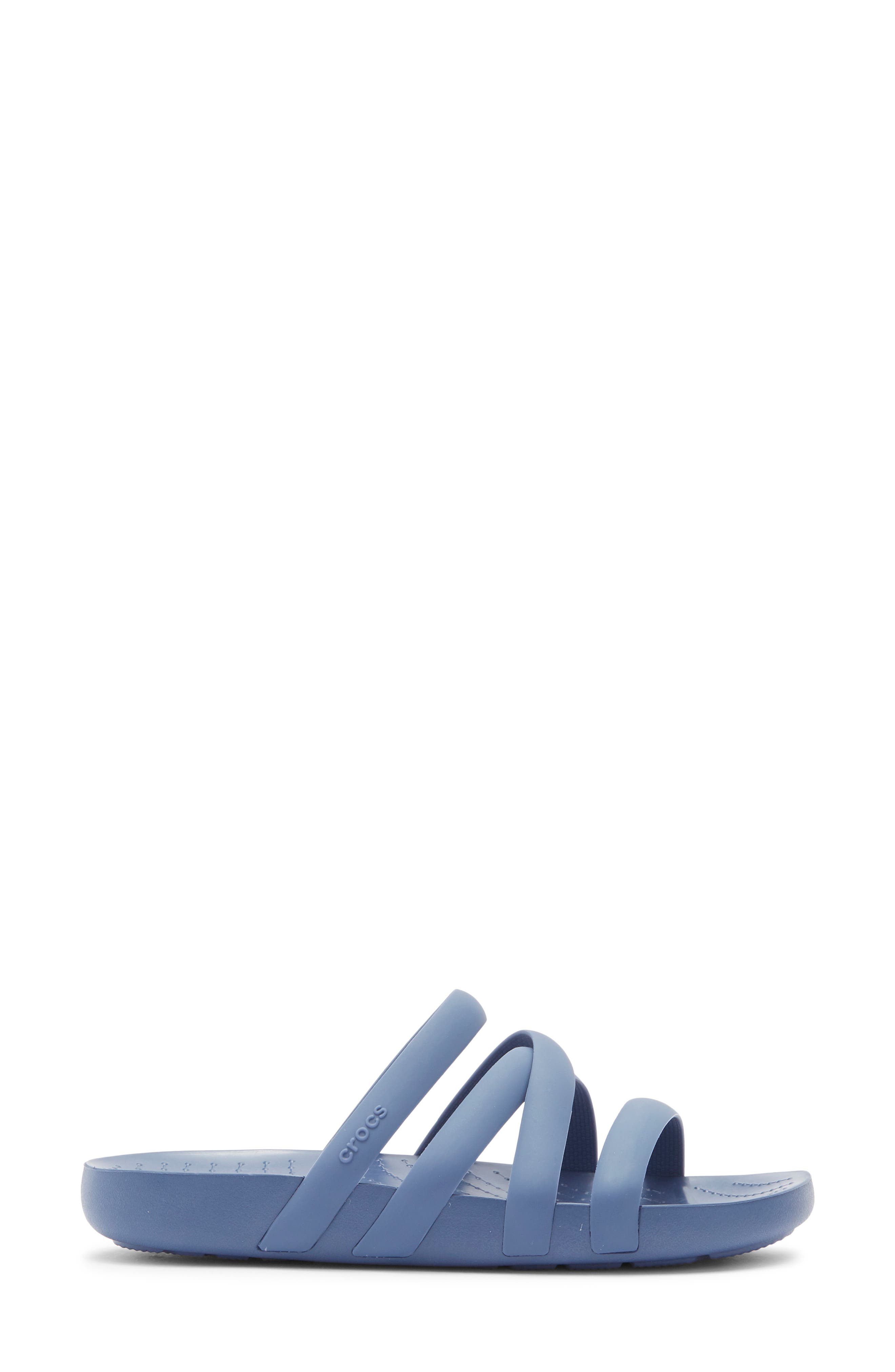 Splash Strappy Slide Sandal, Alternate, color, BIJOU BLUE