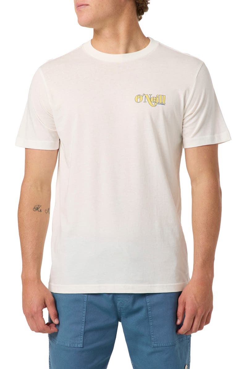 O'Neill Classic Fit Shop Graphic T-Shirt, Main, color, Tofu