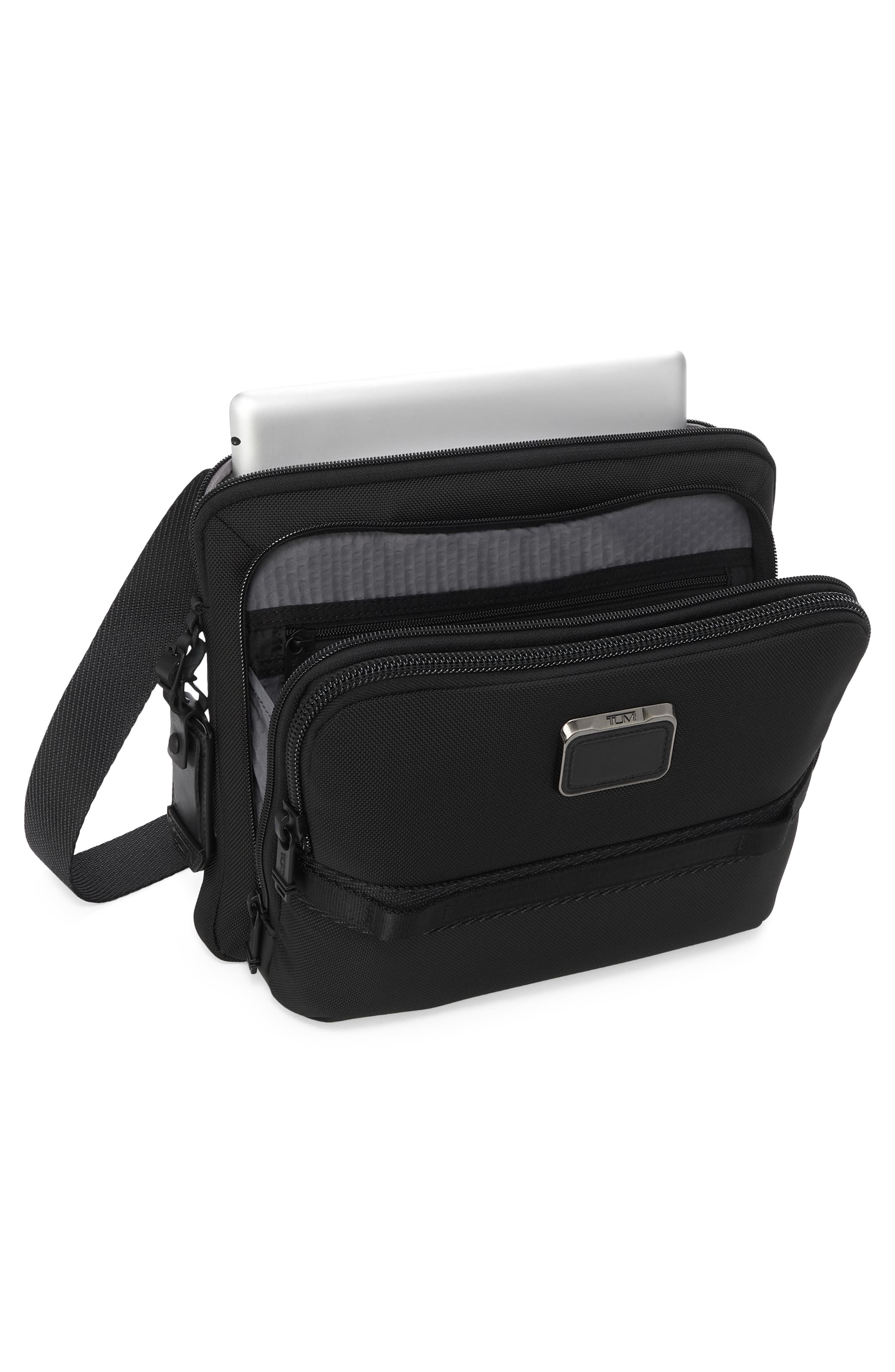 TUMI Service Crossbody Bag, Alternate, color, Black