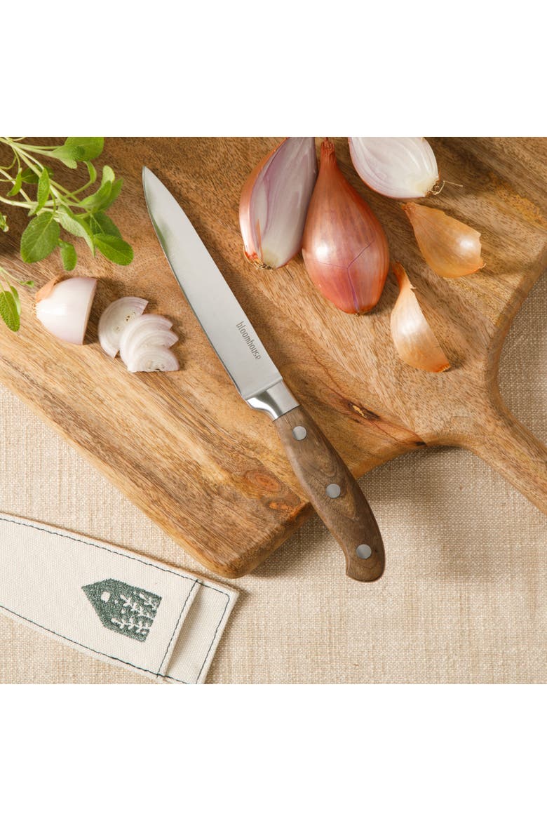 German Steel Utility/Boning Knife, Alternate, color, Natural Wood
