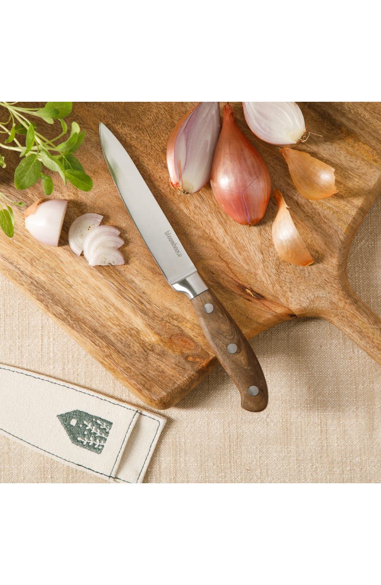 Bloomhouse German Steel Utility/Boning Knife, Alternate, color, Natural Wood