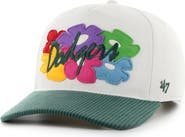'47 Men's '47 White/Green Los Angeles Dodgers Flora Gallery Hitch Adjustable Hat