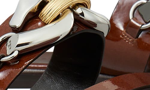 Tory Burch Jessa Two Band Slide Sandal In Brown