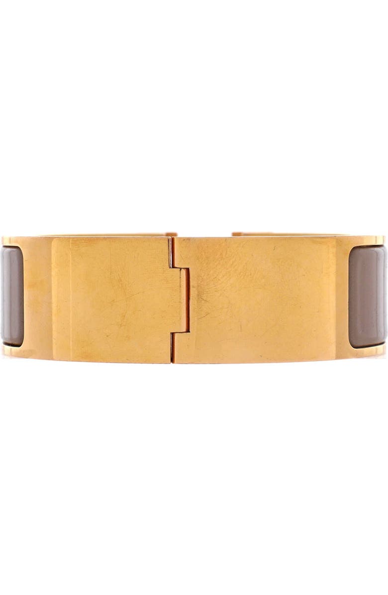Pre-Owned Hermes Clic H Bracelet Enamel Wide, Alternate, color, Neutral