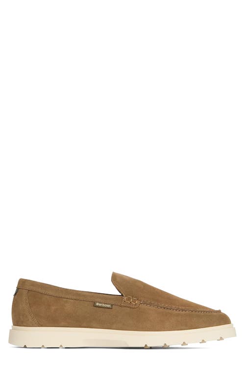 Barbour Carty Moc Toe Loafer In Taupe