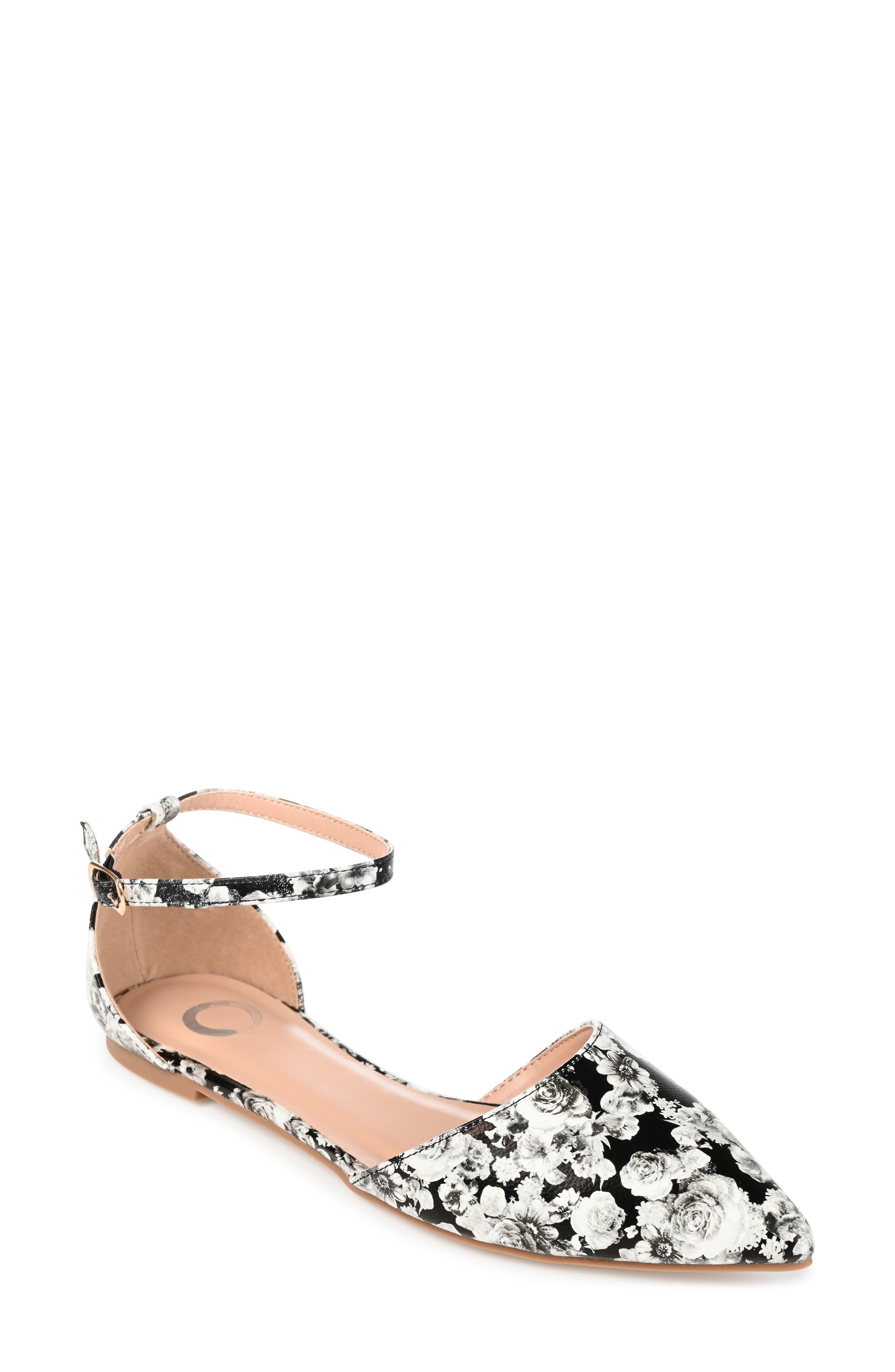 Journee Collection JOURNEE Reba Ankle Strap Flat, Main, color, 