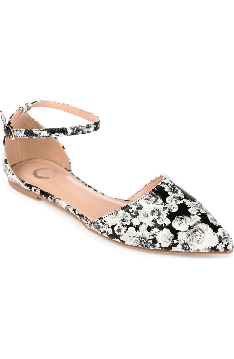 Journee Collection JOURNEE Reba Ankle Strap Flat, Main, color,