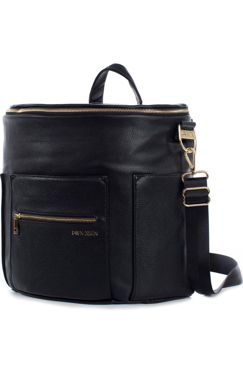 Fawn Design The Original Convertible Water Resistant Faux Leather Diaper Bag, Alternate, color,