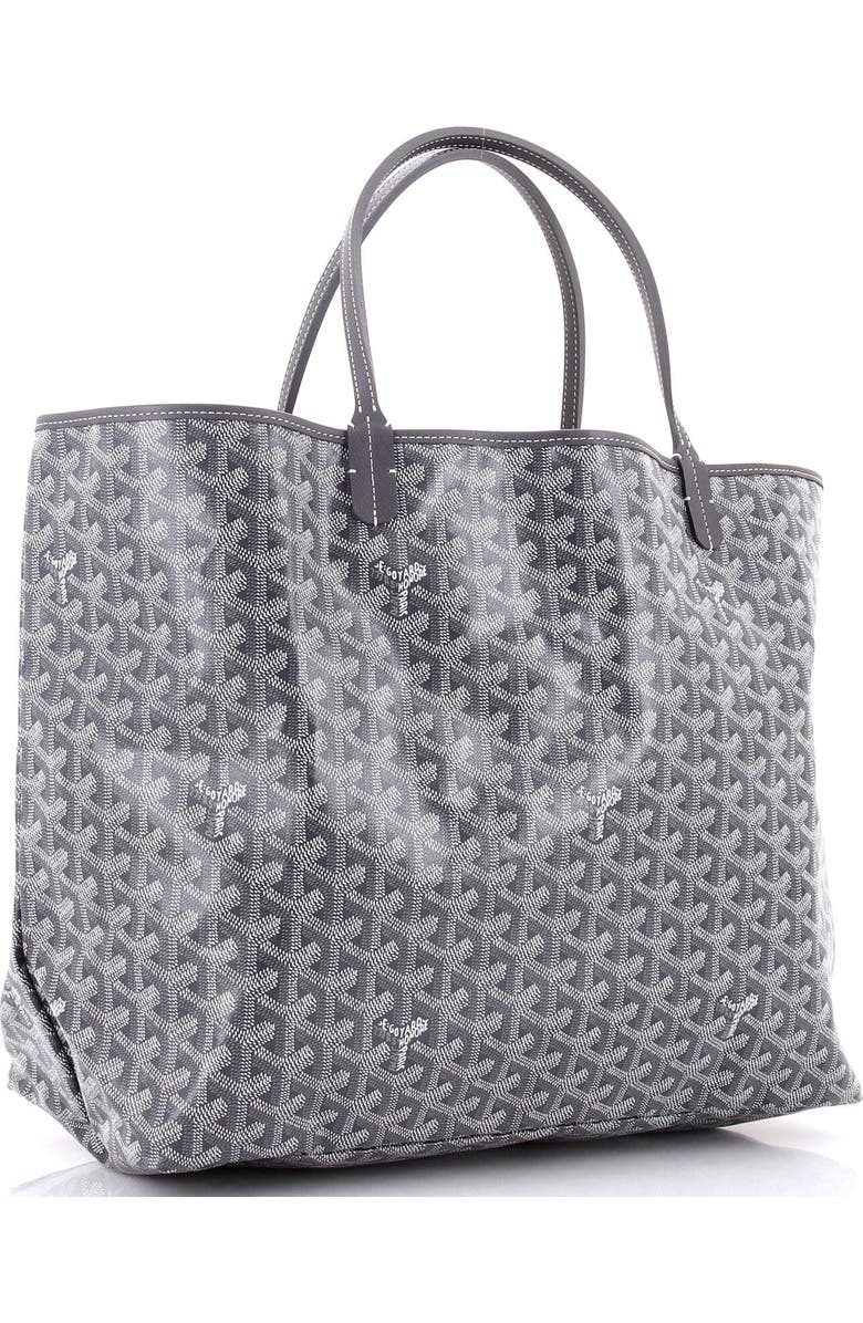 Pre-Owned Goyard Saint Louis Tote Coated Canvas GM, Alternate, color, Gray