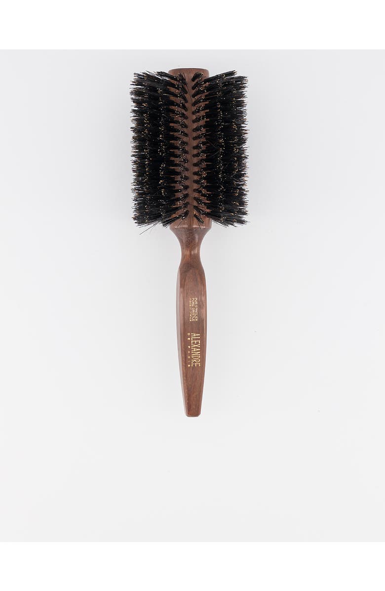 Alexandre de Paris La Gironde Round Hair Brush, Alternate, color, Brown