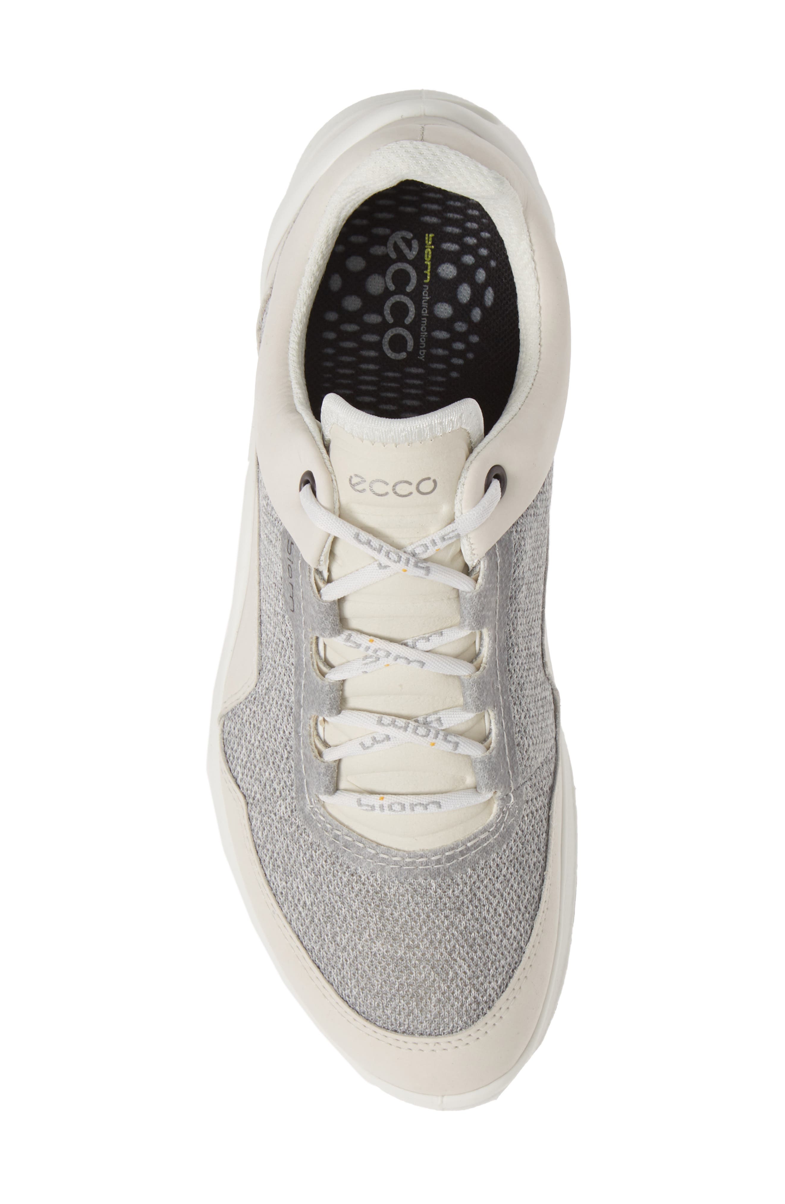 BIOM Fjuel Sneaker, Alternate, color, SHADOW WHITE NUBUCK LEATHER