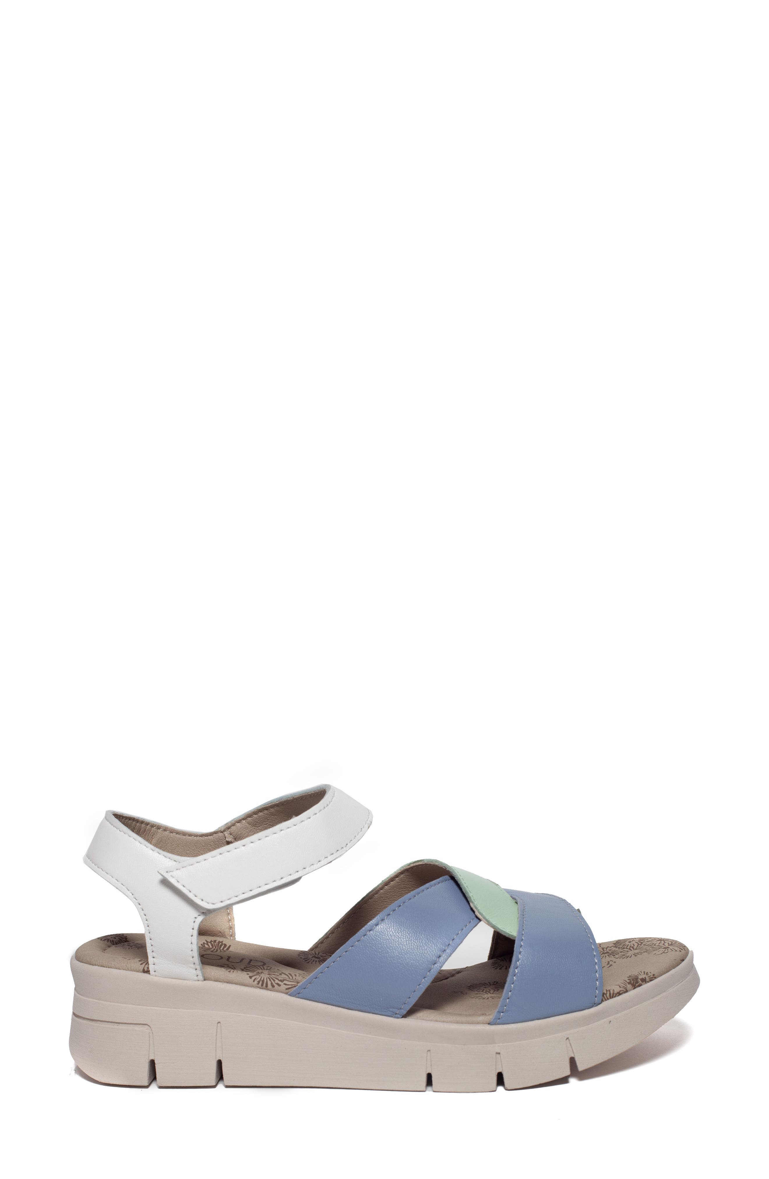 CLOUD Ivey Peep Toe Sandal, Alternate, color, 