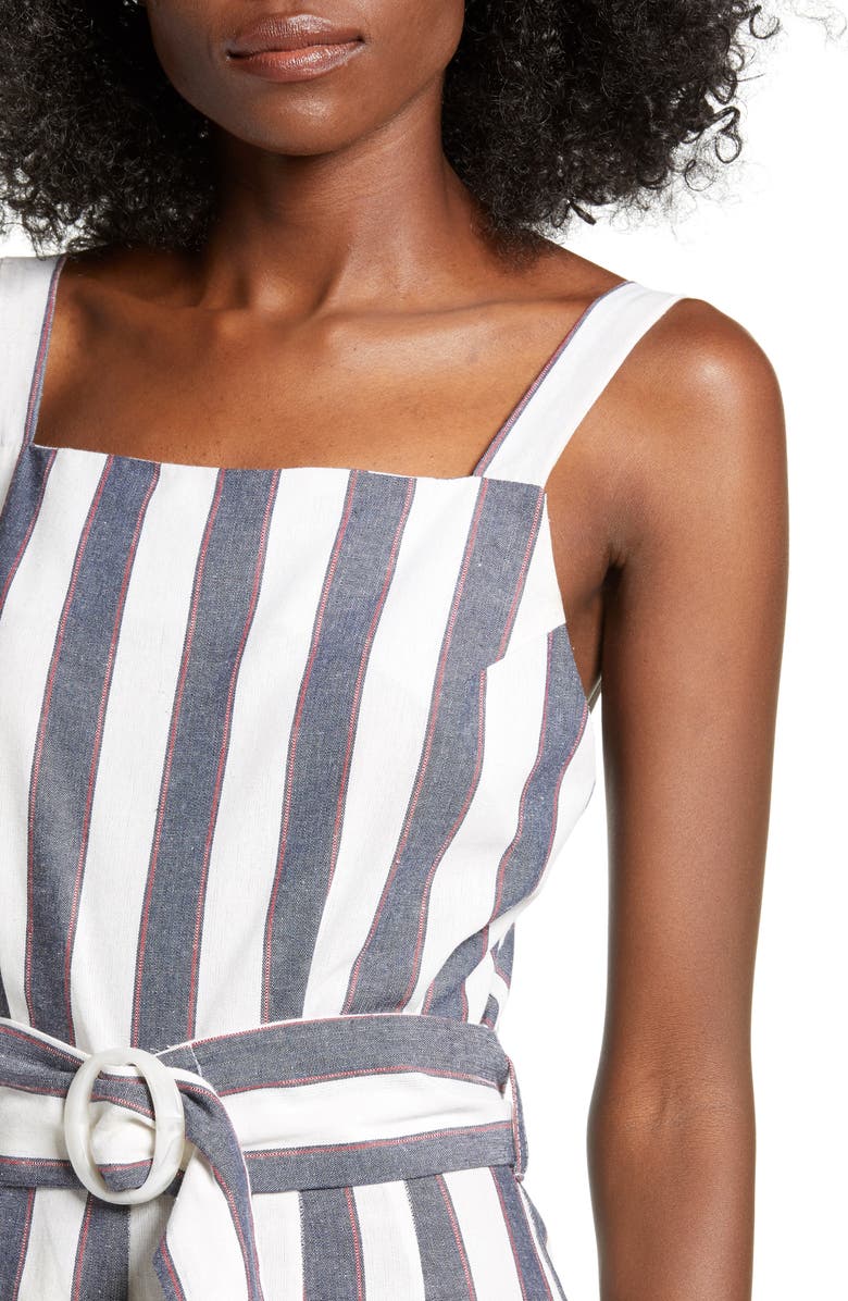 The Fifth Label Stripe Crop Jumpsuit, Alternate, color,