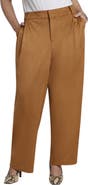 ELOQUII Faux Suede Wide Leg Pant