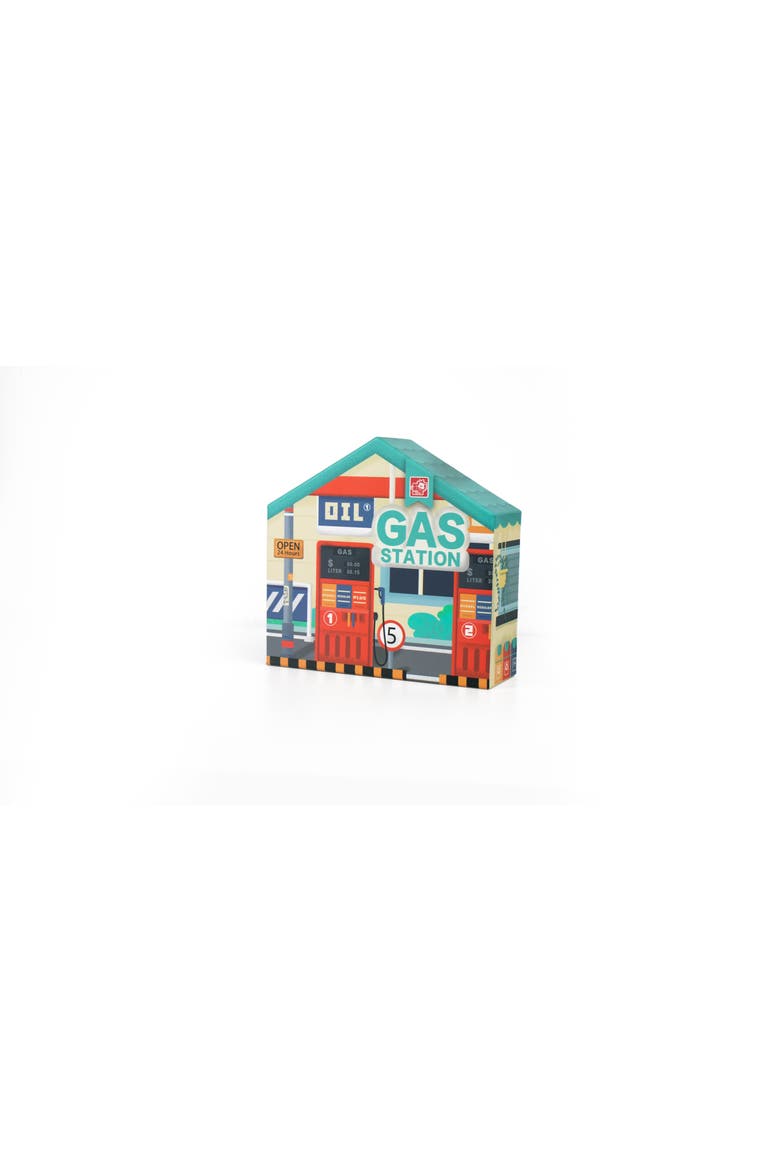 City Gas Station, Alternate, color, Blue