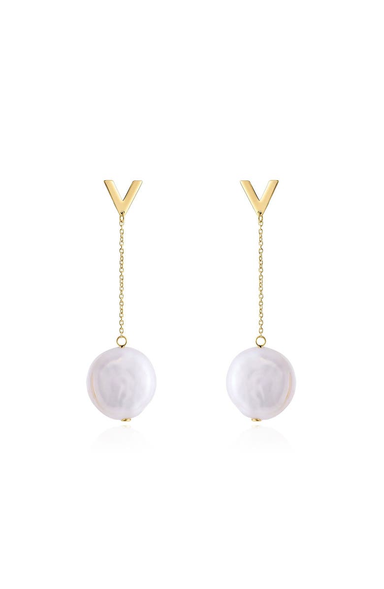 The Lovery Fine Jewelry Pearl Drop Dangle Earrings, Alternate, color, Pearl