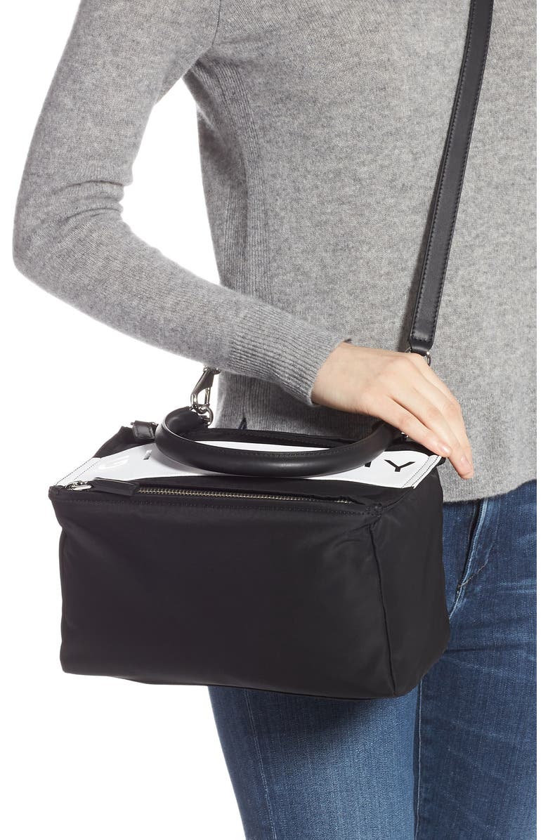 Givenchy Small Pandora Logo Shoulder Bag, Alternate, color,