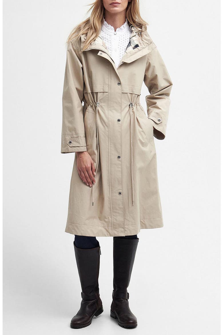 Lavender Waterproof Hooded Coat (Women) | Nordstrom