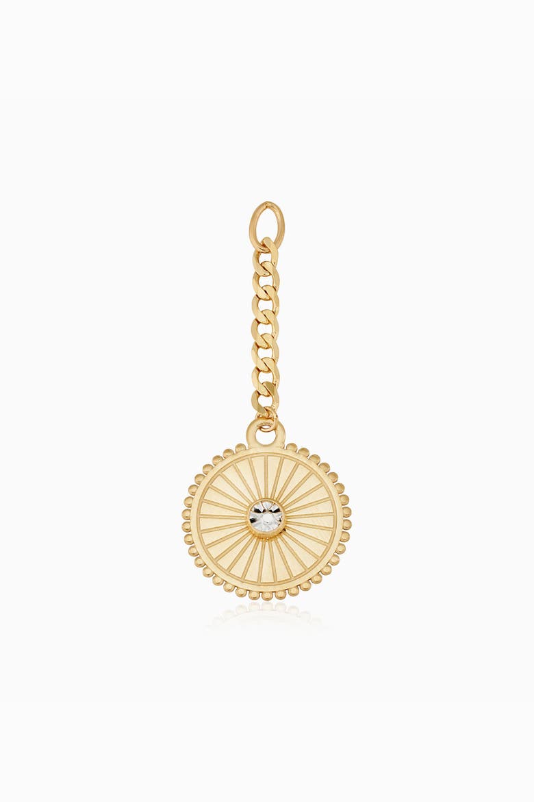 14K Gold Stellar Pendant Charm, Main, color, Yellow Gold