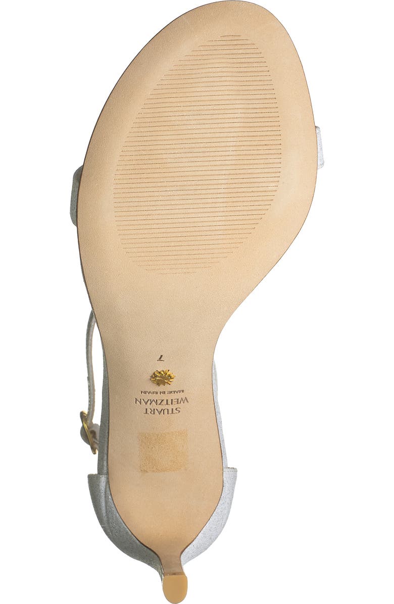 Stuart Weitzman Nunakedstraight Ankle Strap Sandal, Alternate, color,